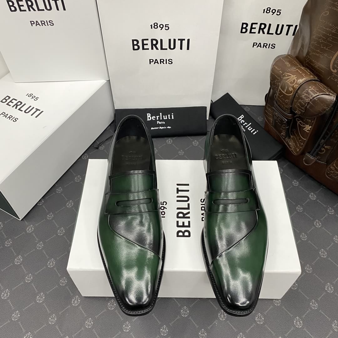 Berlut*/布魯提 手工精品男士正裝皮鞋