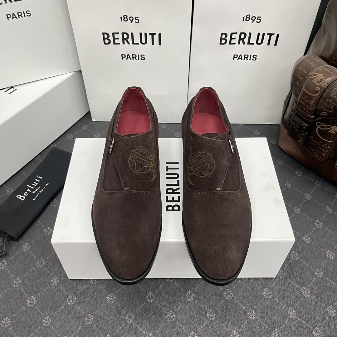 Berlut*/布魯提 手工精品男士正裝皮鞋
