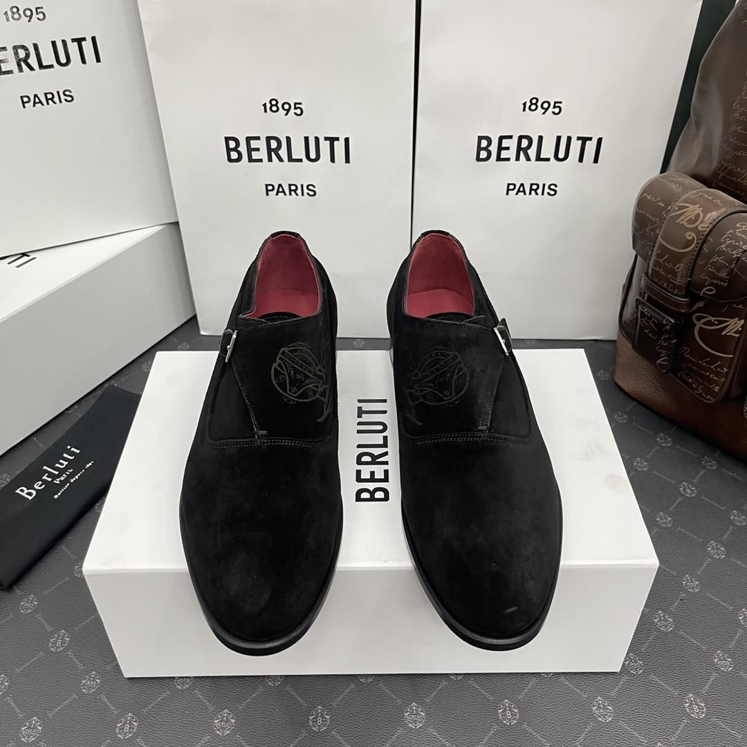 Berlut*/布魯提 手工精品男士正裝皮鞋