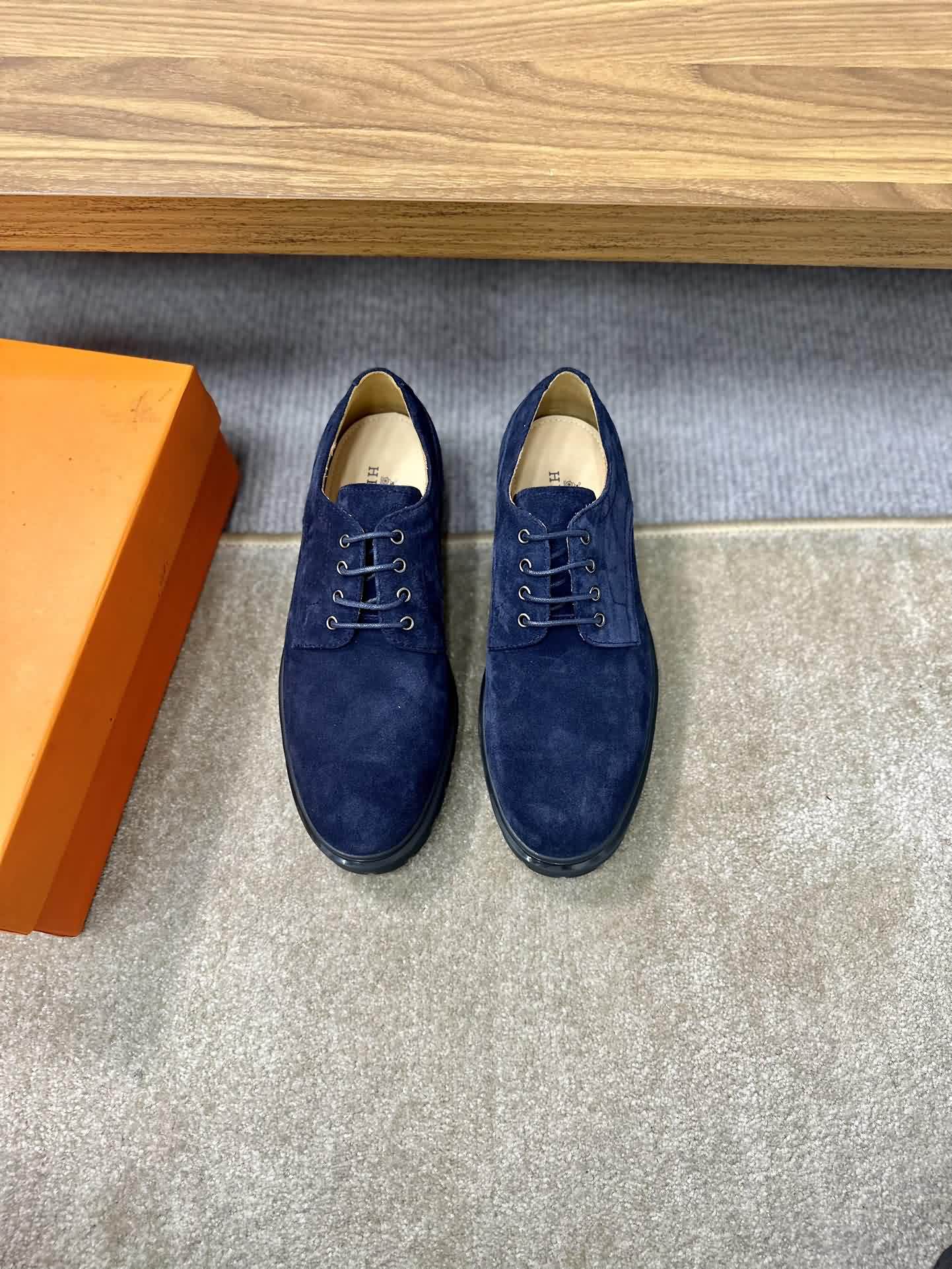 愛馬仕Herm&egrave;s  男士時尚休閒皮鞋
