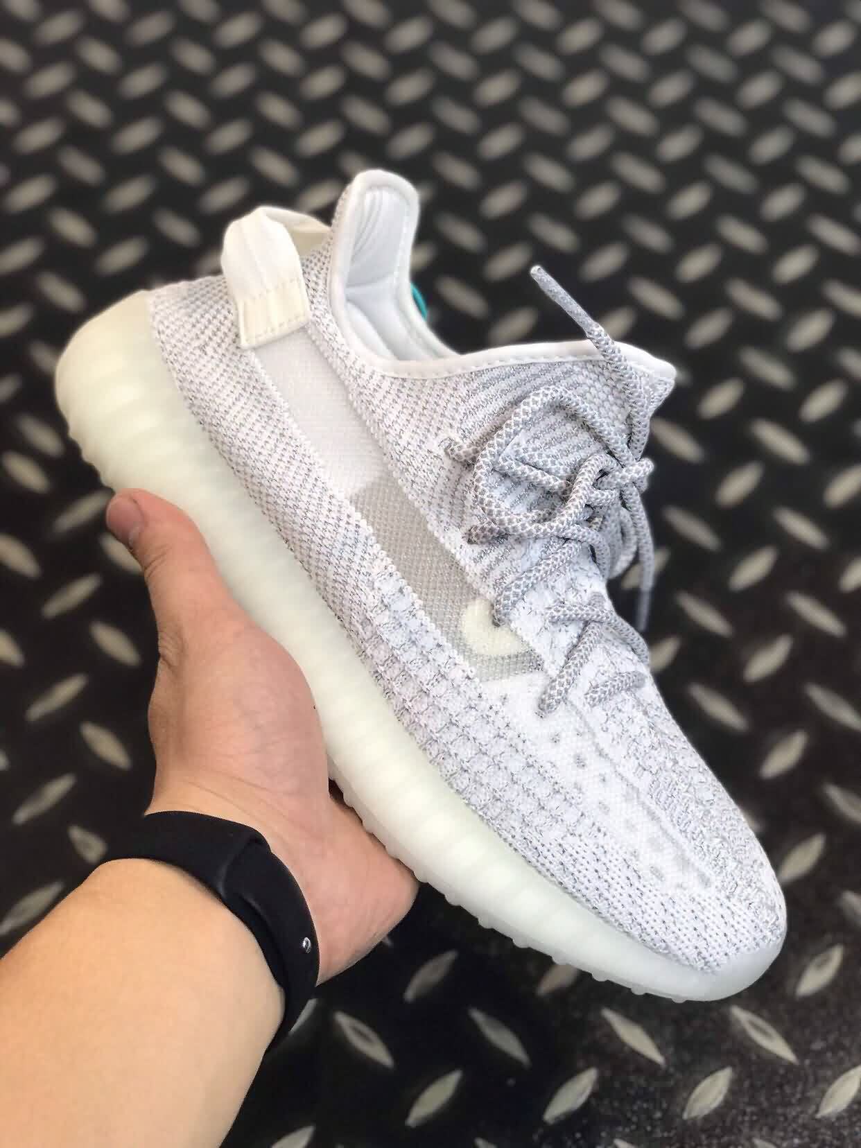 侃爺adidas Yeezy Boost 350 V2&ldquo;Static Reflective&rdquo;3M百搭輕便爆米花中底休閒運動慢跑鞋&ldquo;