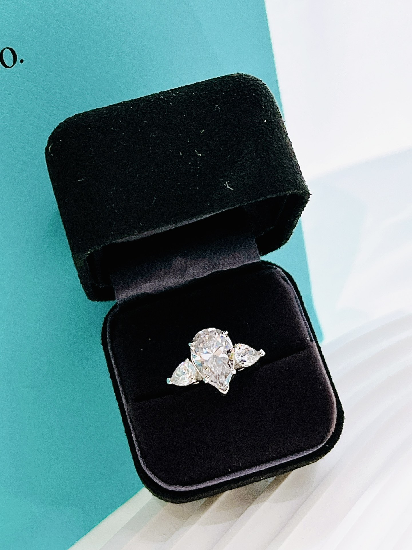 【仿真鑽】富婆系列  水滴鑽 戒指