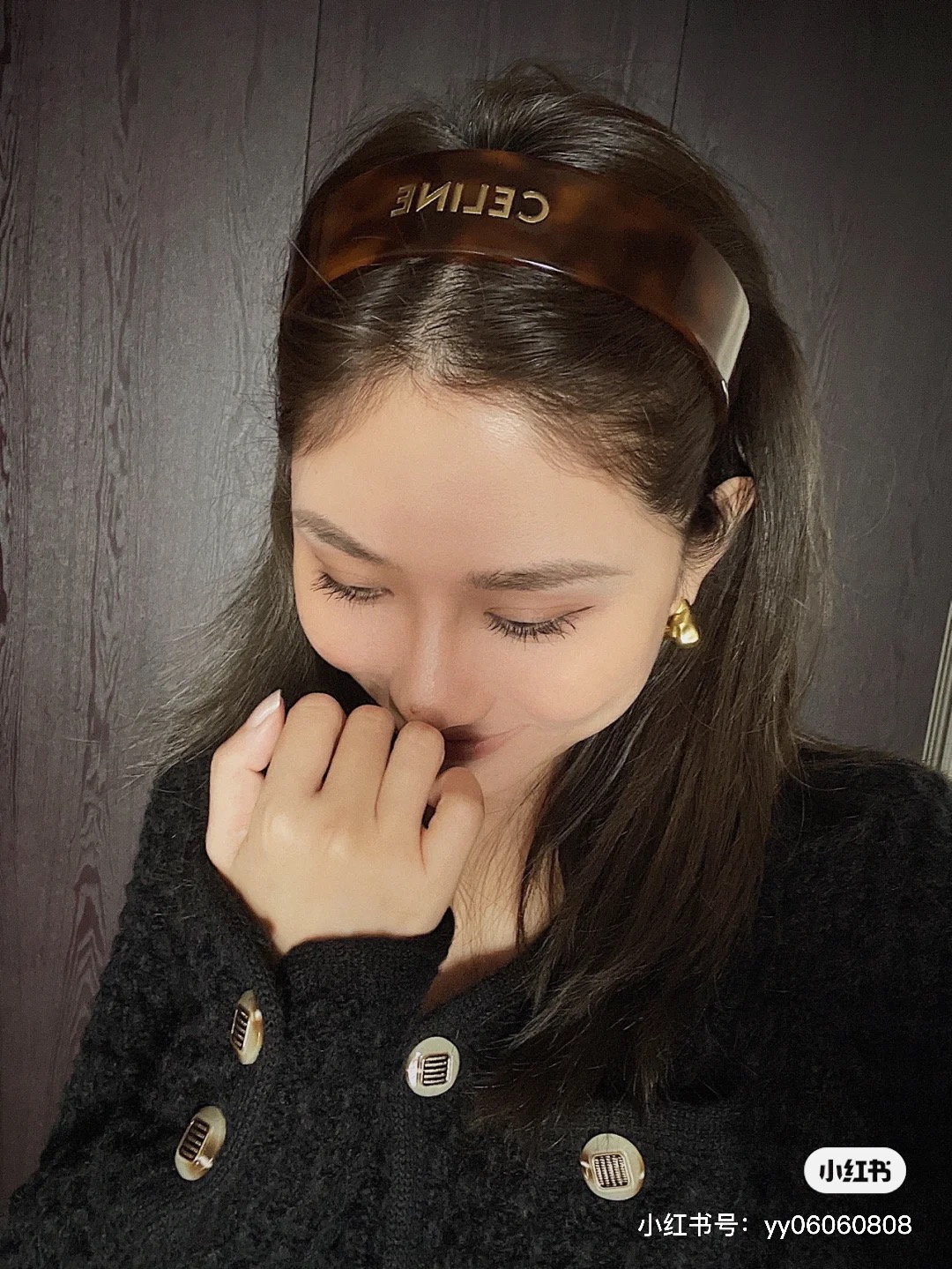 celine 新款 玳瑁發箍