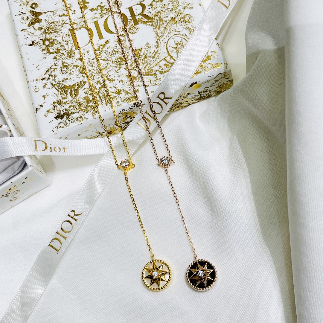 D家22年新款八芒星 黑瑪瑙 羅盤 流蘇