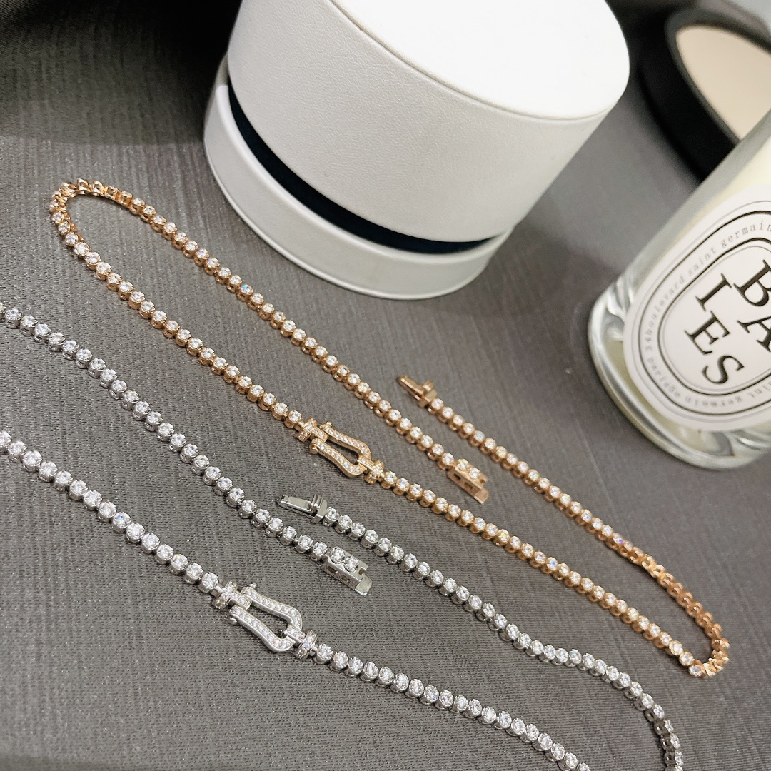 弗雷德 拉環滿鑽 項鏈