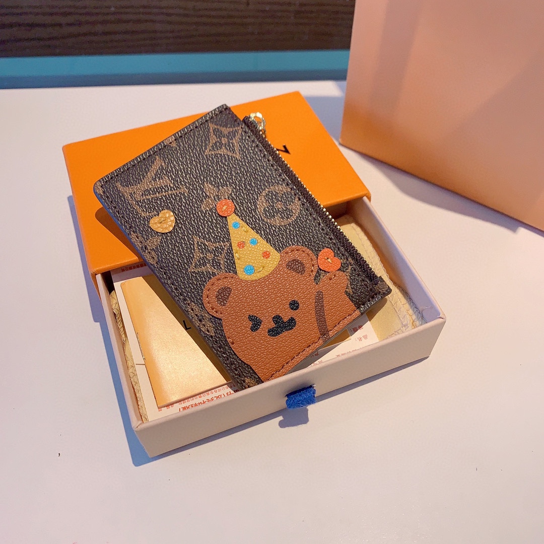 獨家新品LV卡通老花卡包