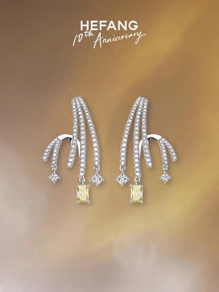HEFANG何方珠寶綻放花火耳環