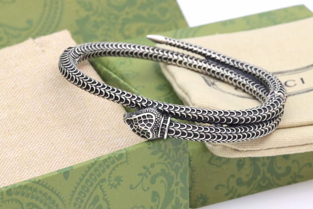 古馳Gucci Garden系列靈蛇情侶手鐲