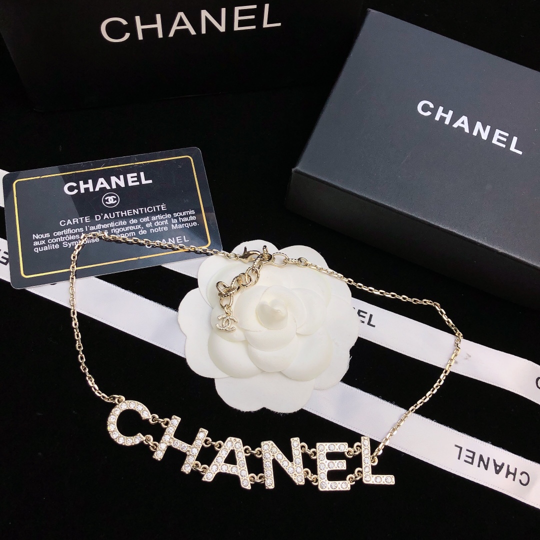 新款 Chanel香奈兒 中古 雙C項鏈