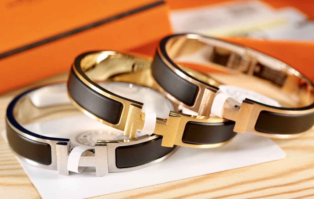 H*ermes啞光琺瑯手鐲