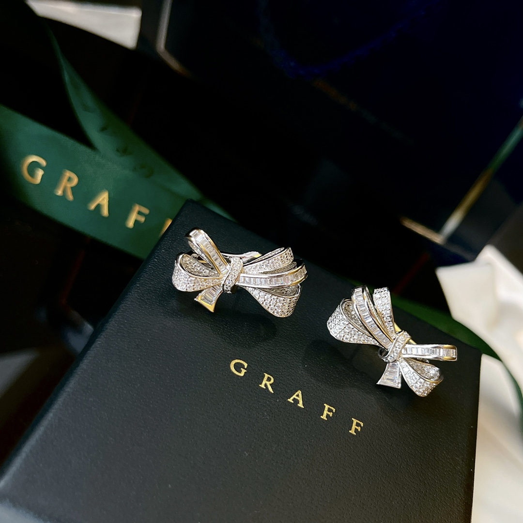Graff 格拉夫新款 蝴蝶結系列 耳拍