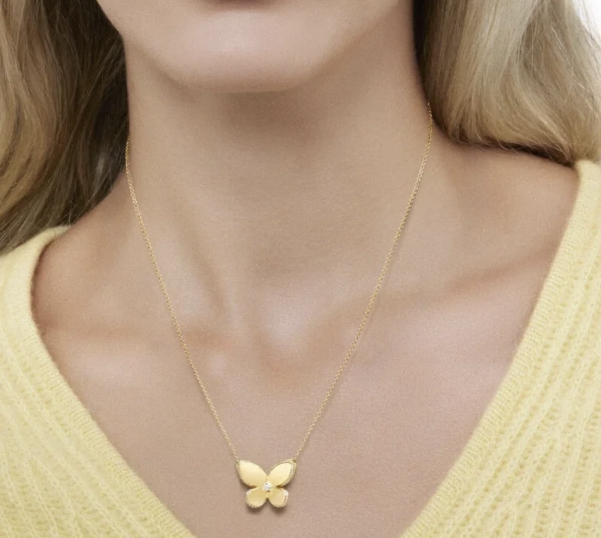 格拉夫邊鑽蝴蝶項鏈