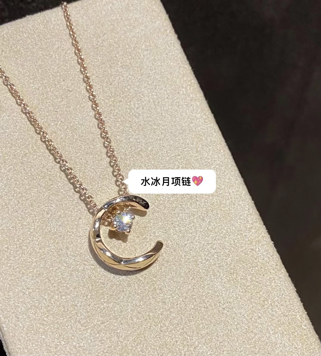 香奈兒CHANEL少女系列 水冰月項鏈